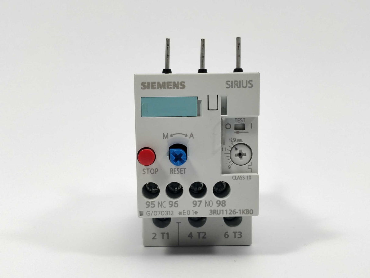 Siemens 3RU1126-1KB0 Overload Relay E.01