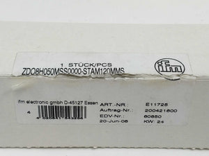 Ifm Electronic E11725 ZDO8H050MSS0000-STAM120MSS Splitter Box