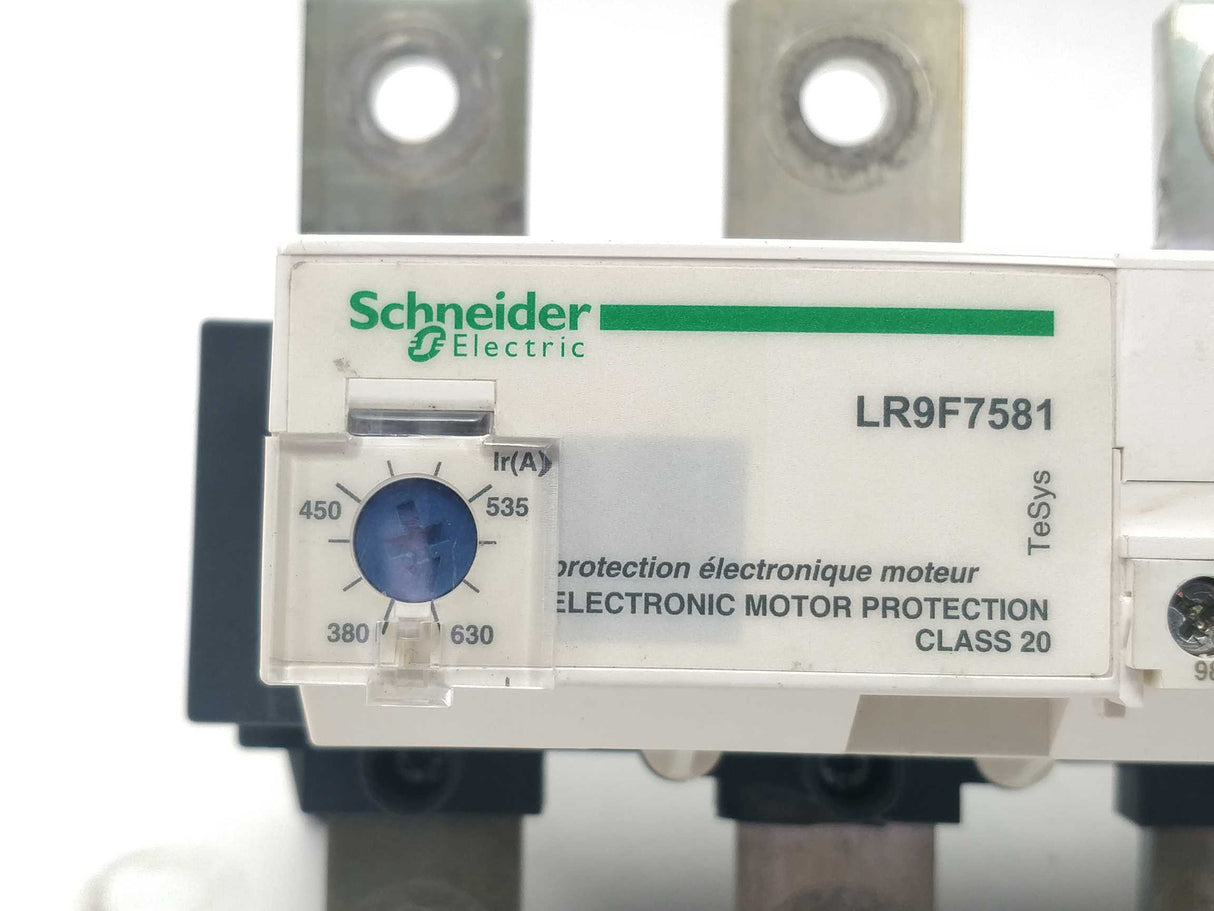 Schneider Electric LR9F7581 TeSys LRF Electronic Thermal Overload Relay