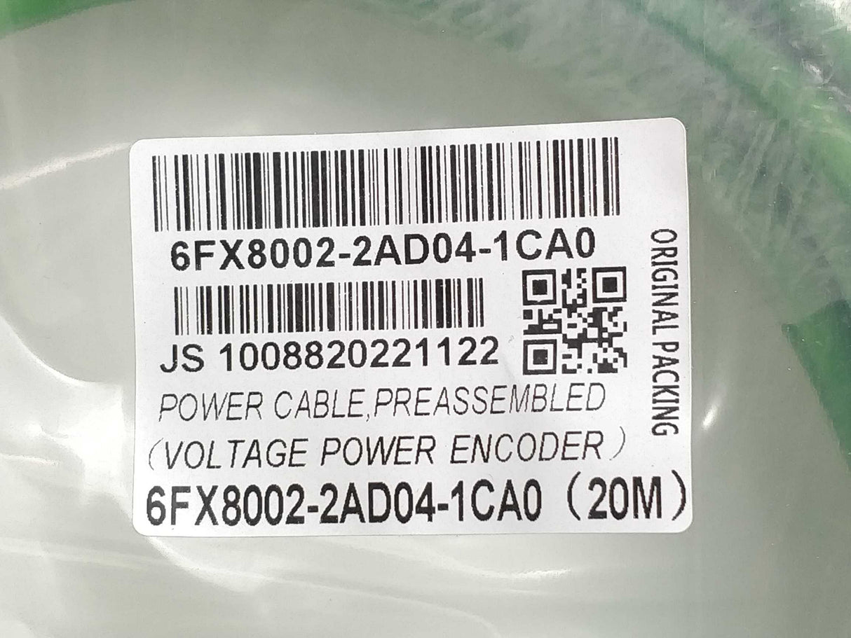 FOR Siemens 6FX8002-2AD04-1CA0 Power Cable Preassembled 20m