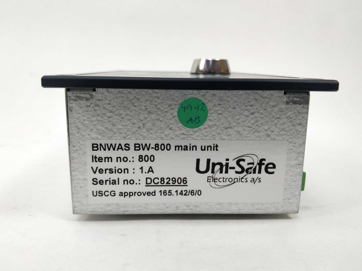 Uni-Safe Electronics 800 BNWAS BW-800 main unit