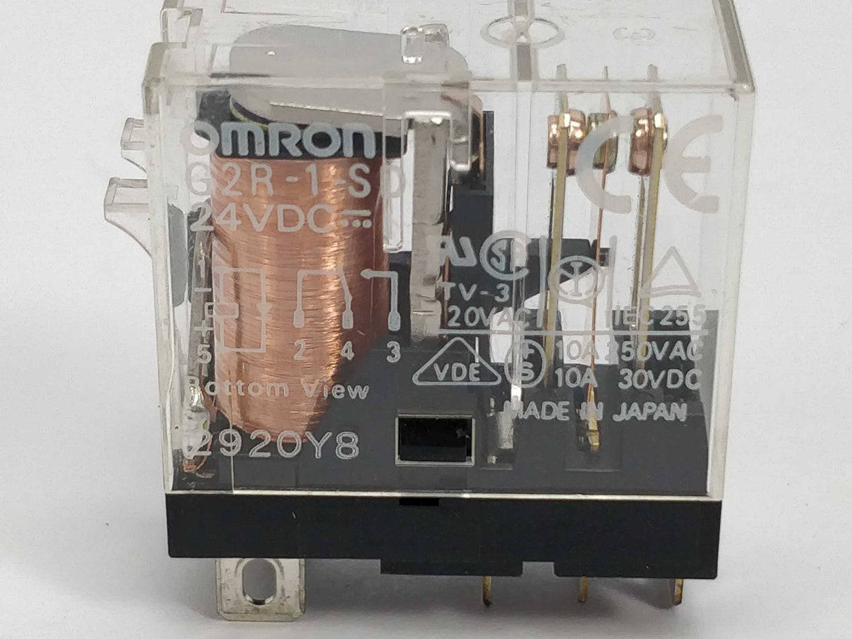 OMRON G2R-1-SD 24VDC Plug-in relay