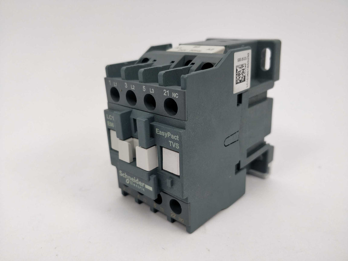 Schneider Electric LC1E0601B5S250 LC1E0601B5 EasyPact Contactor 24VAC Coil