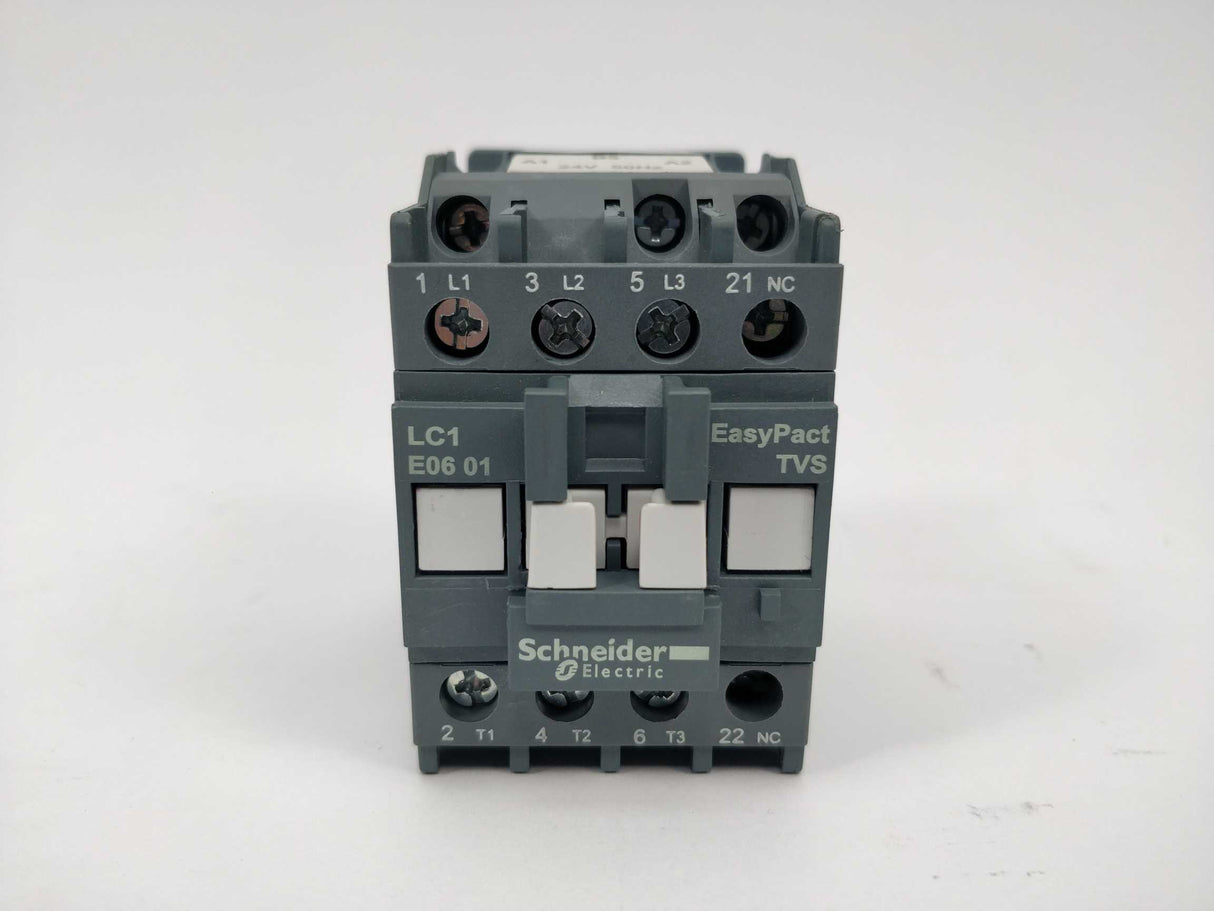 Schneider Electric LC1E0601B5 EasyPact TVS contactor 24VAC Coil