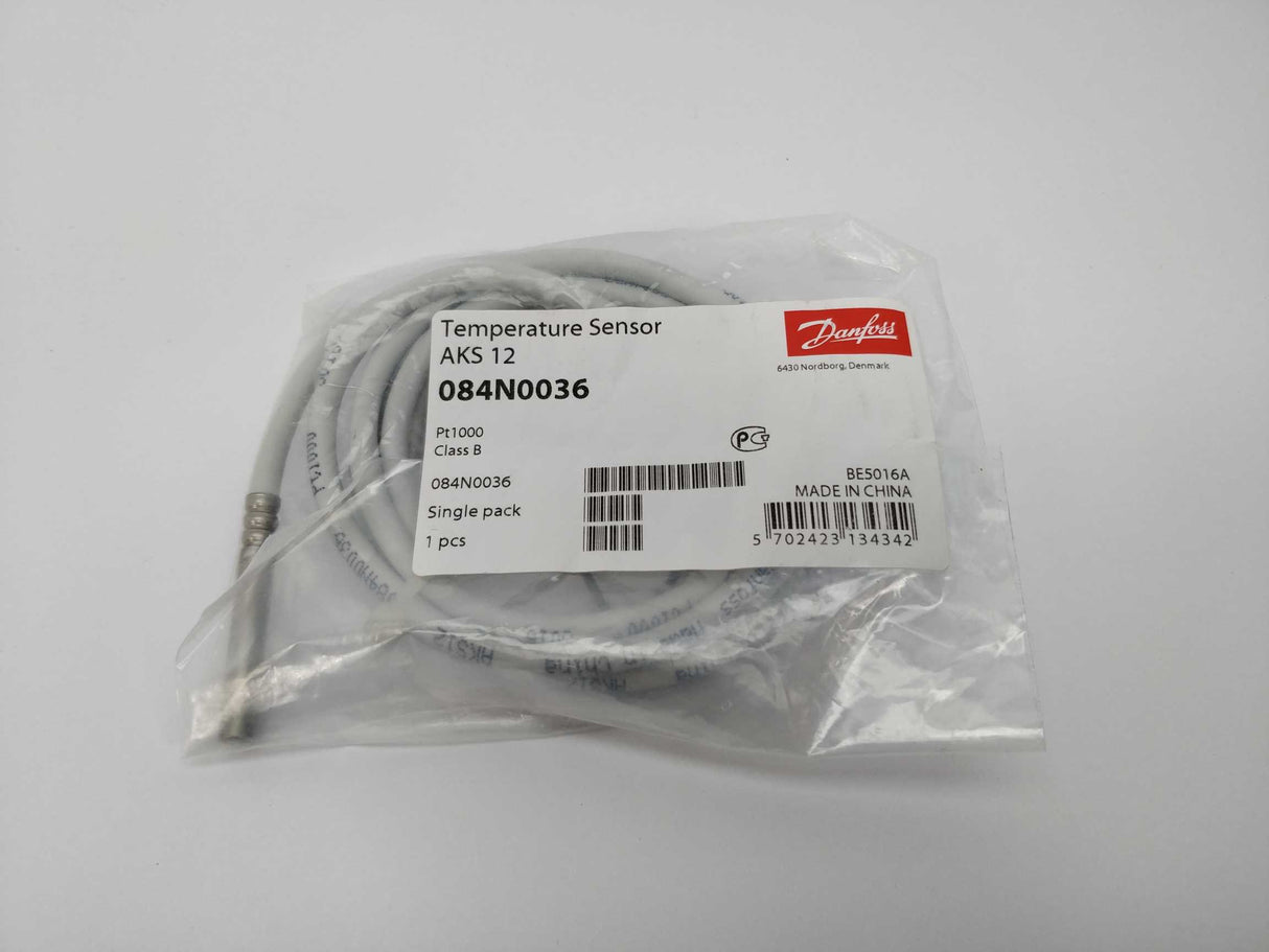 Danfoss 084N0036 AKS 12 Temperature sensor 1.50m