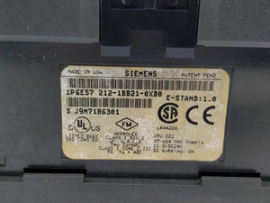 Siemens 6ES7212-1BB21-0XB0 CPU SIMATIC S7-200 E:1.0