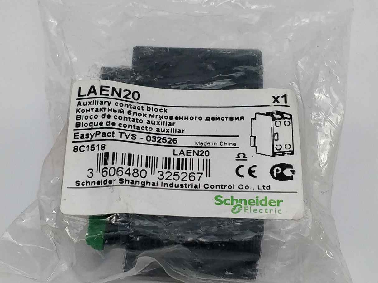 Schneider Electric LAEN20 10 Pcs. Auxiliary contact 032526