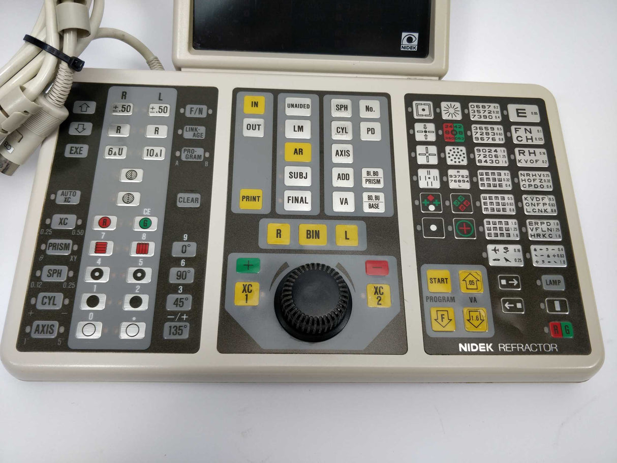 Nidek RT-1200 U Refractor Control Panel - Ophthalmic Equipment