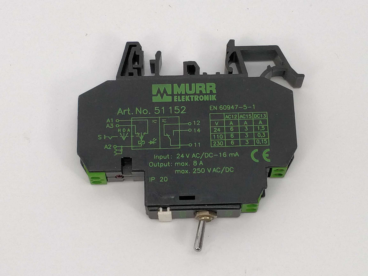 MURR Elektronik 51152 RMMDUH-ST 11/24 output relay