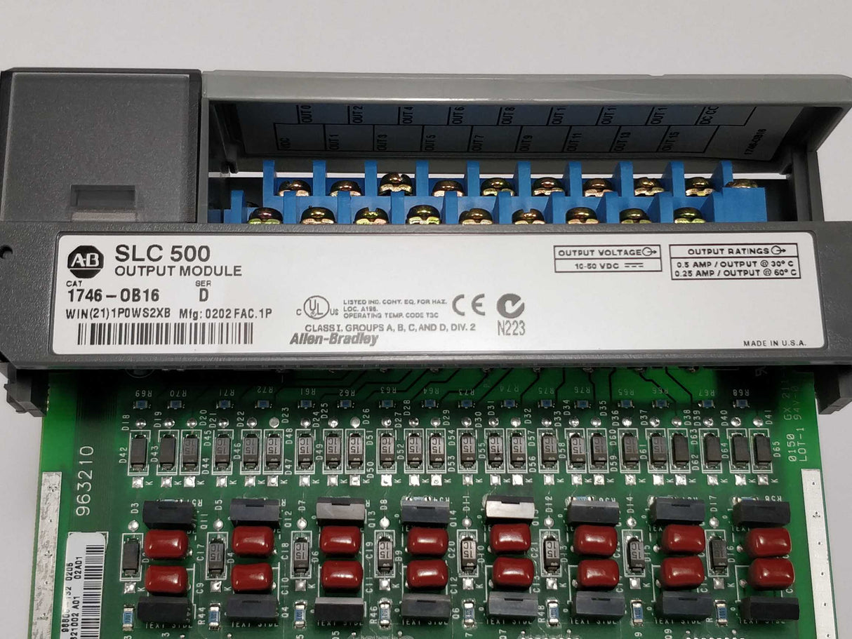 AB 1746-OB16 SLC 500 Output Module Ser. D