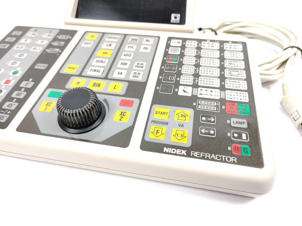 Nidek RT1200U Refractor Control Panel FOR SPARE PARTS