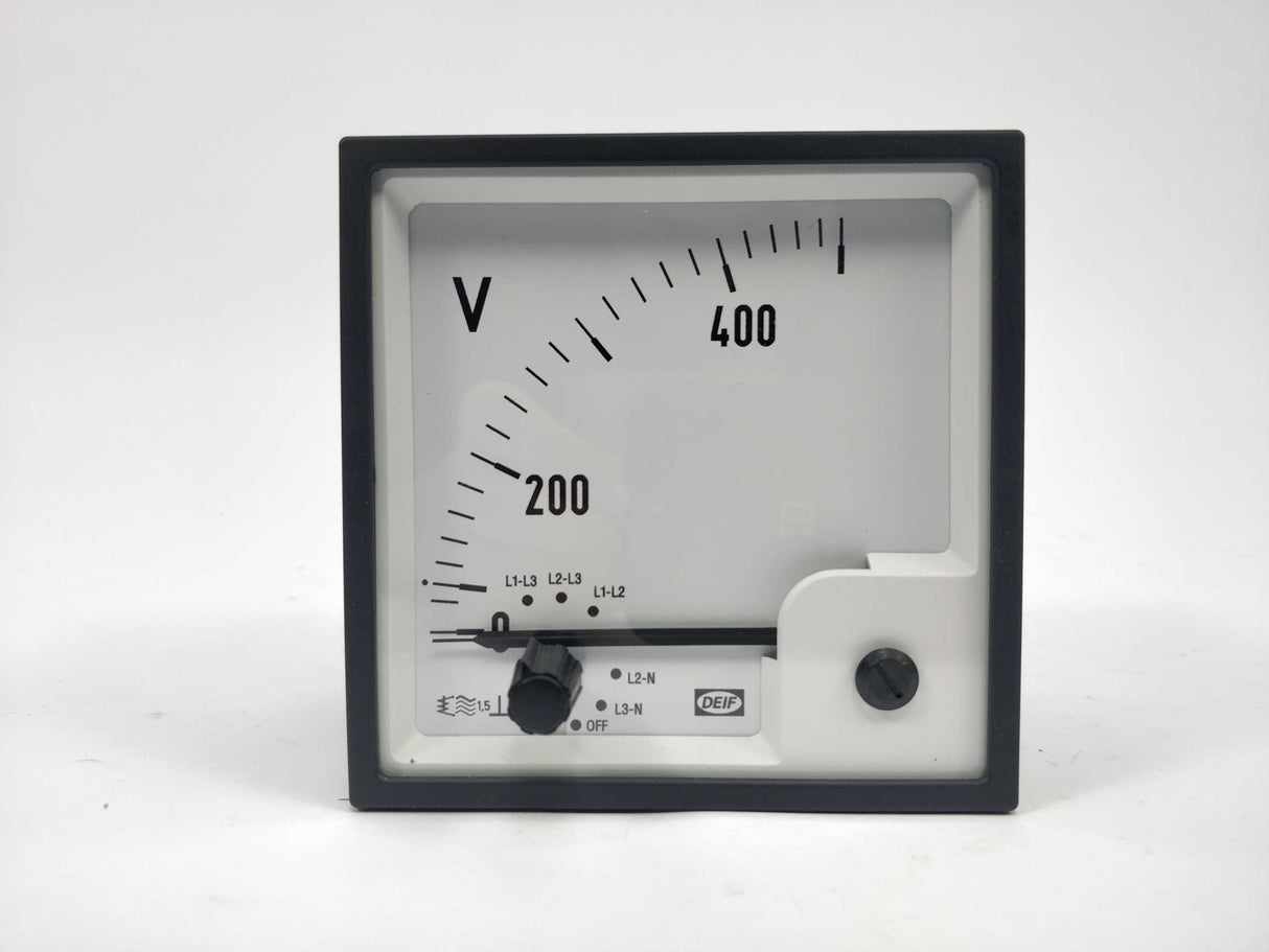 Deif  2961111120-02 EQ96-sw7 Voltmeter with built in switch