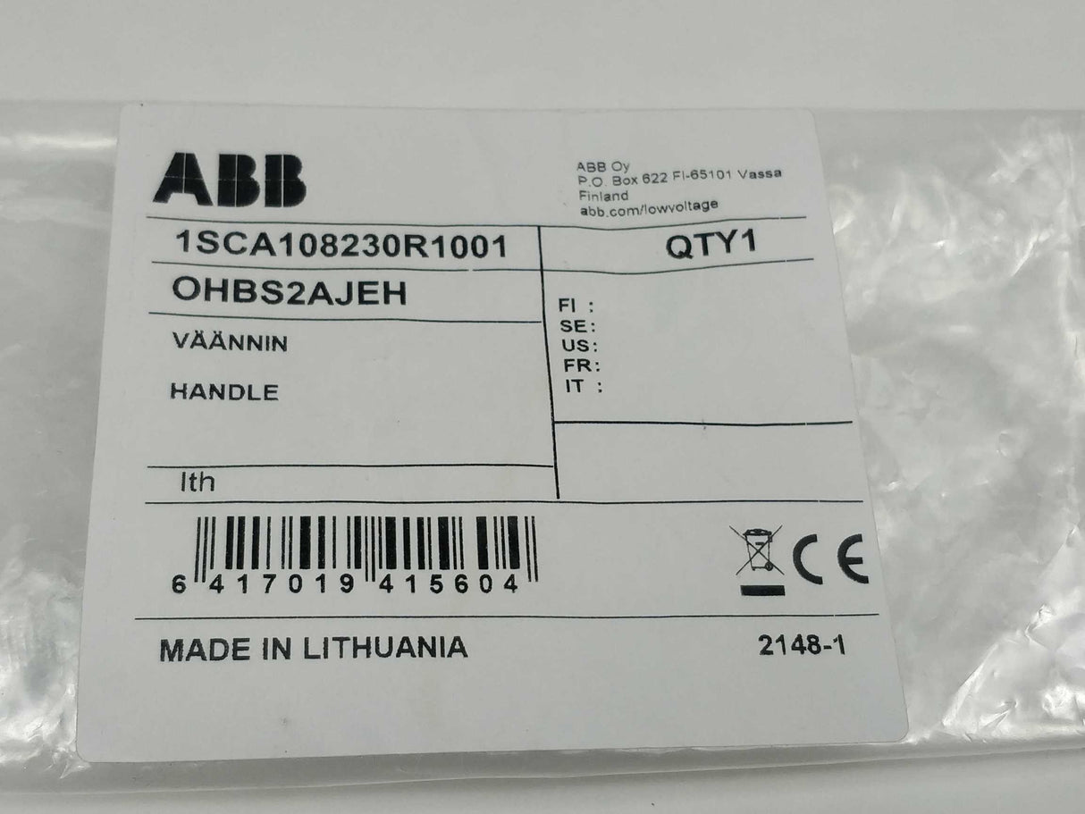 ABB OHBS2AJEH Handle for power circuit breaker