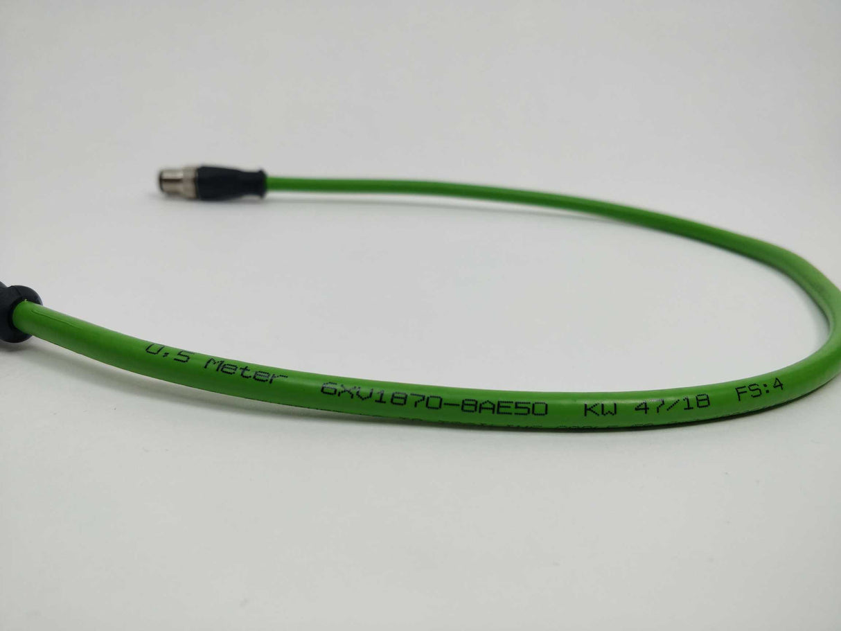 Siemens 6XV1870-8AE50 Ethernet Cable with 2 X M12