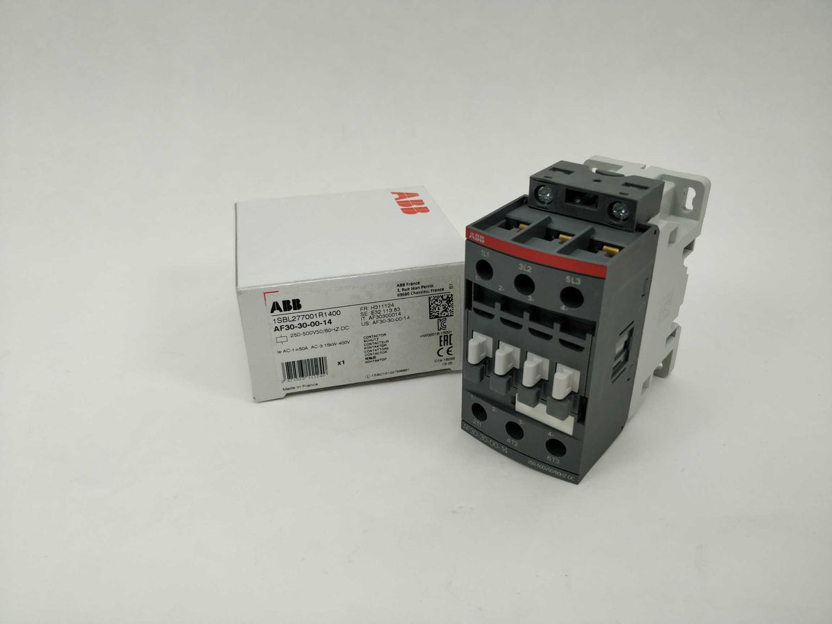 ABB 1SBL277001R1400 AF30-30-00-14, Contactor with screw Terminals. 250-500VAC