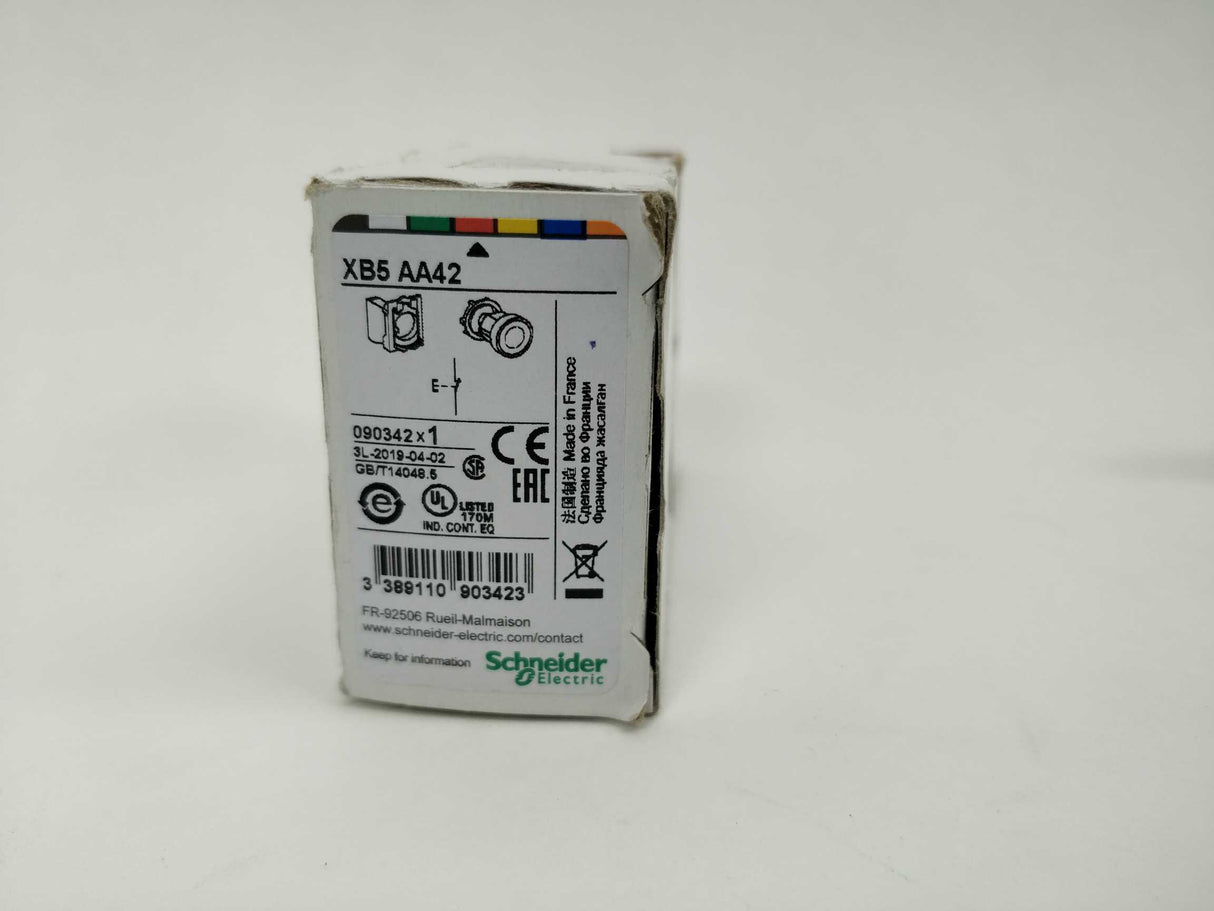 Schneider Electric XB5 AA42 Push Button, Harmony XB5