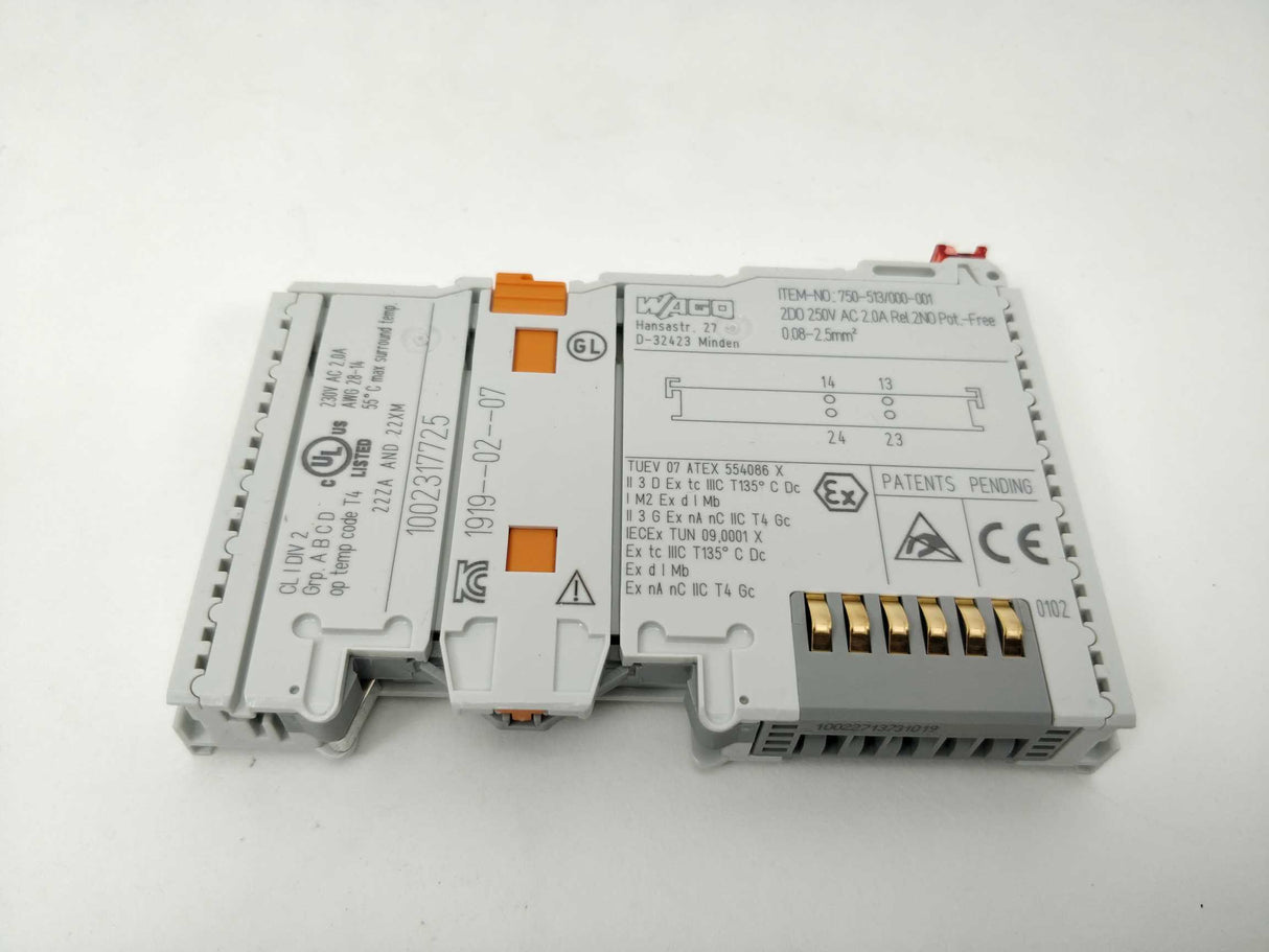 Wago 750-513/000-001 2-Channel Relay Output