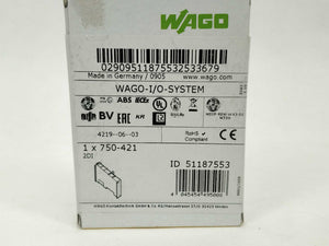 Wago 750-421 Digital 2-Channel Input