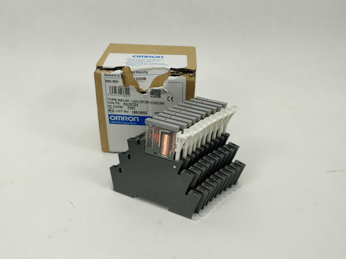 OMRON G2RV-1-S-G 1-Pole Switching Power Relay. 24VDC 11 Pcs.