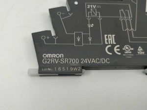 OMRON G2RV-1-S-G 1-Pole Switching Power Relay. 24VDC 11 Pcs.