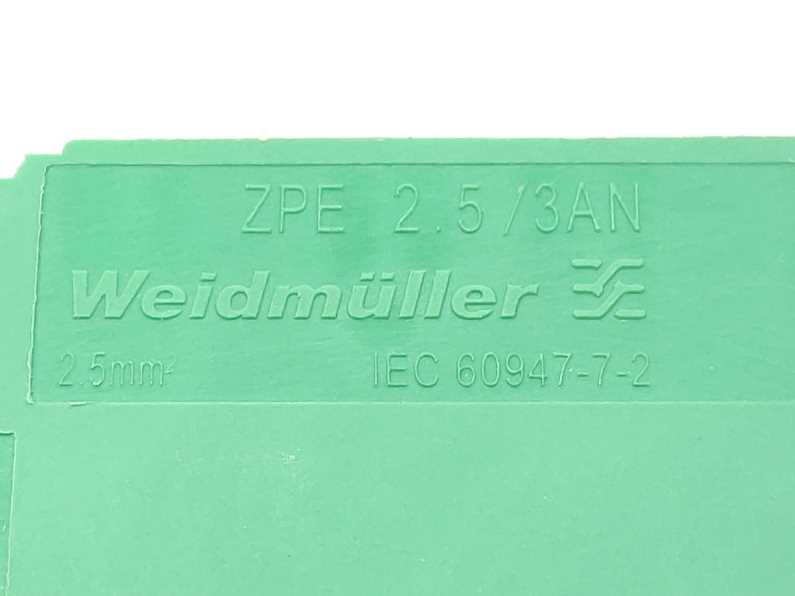 Weidmüller ZPE 2.5/3AN Terminal Block