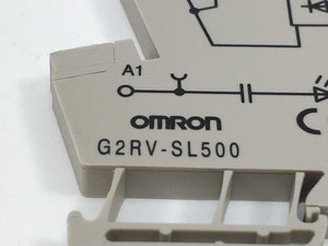 OMRON G2RV-SL500 110VAC w/ G2RV-1-S 48V DC. 5 Pcs