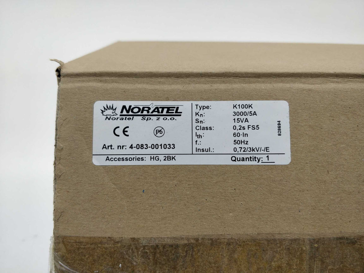 Noratel 4-083-001033 K100K 3000/5A 15VA Transformer