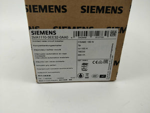 Siemens 3VA1110-3EE32-0AA0 Molded Case Circuit Breaker