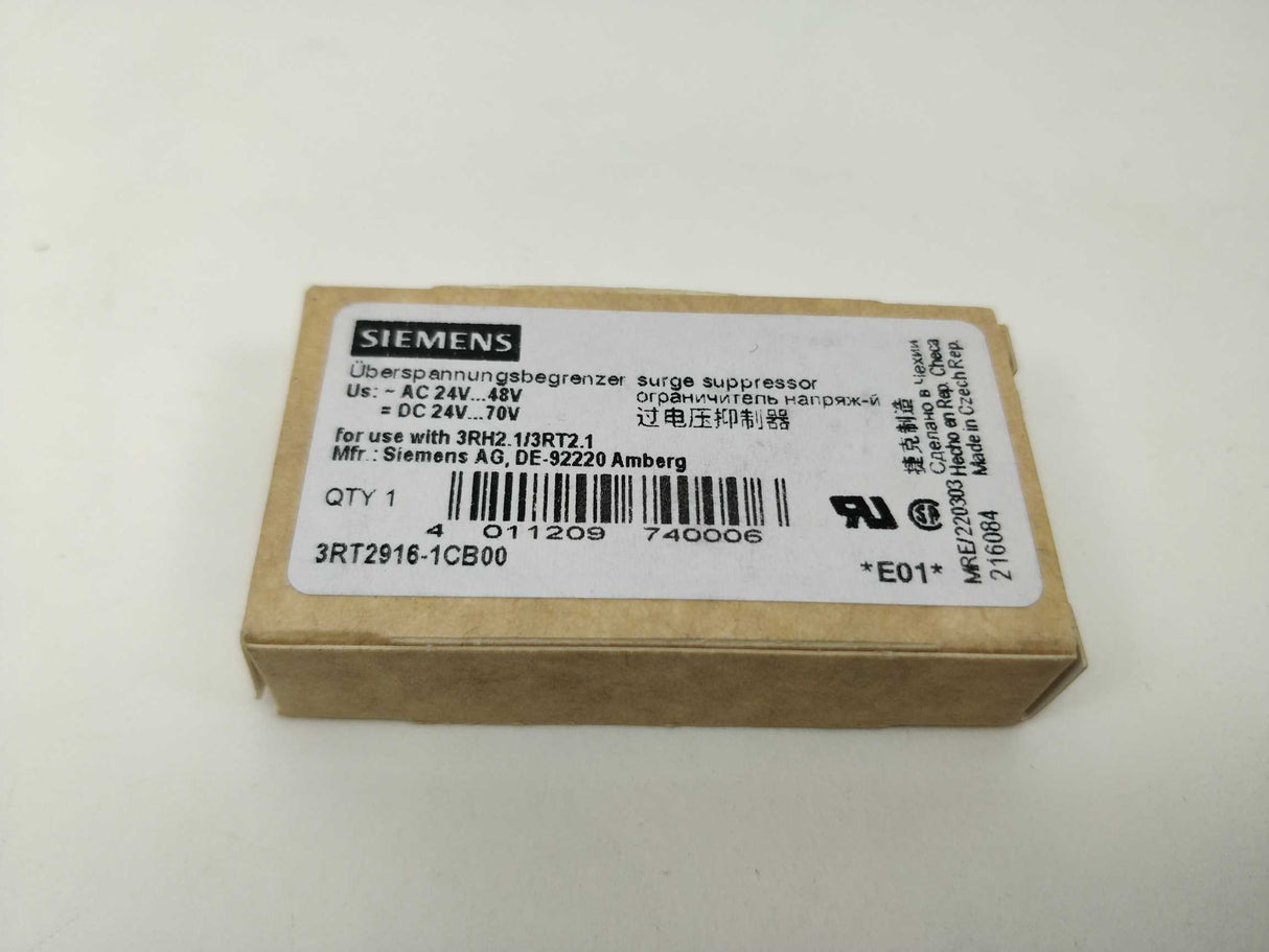 Siemens 3RT2916-1CB00 Surge suppressor 5 Pcs.