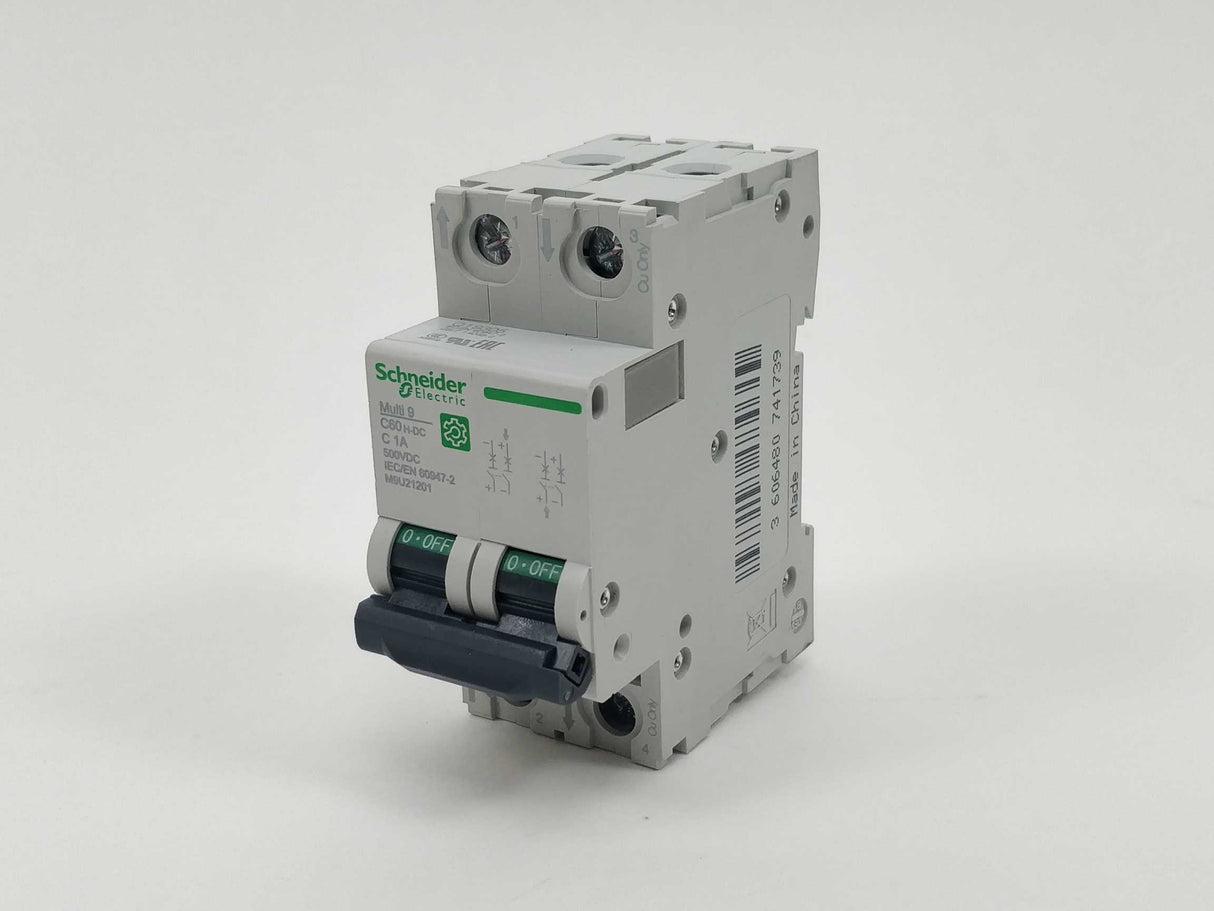 Schneider Electric M9U21201 C60H-DC C 1A Miniature circuit breaker