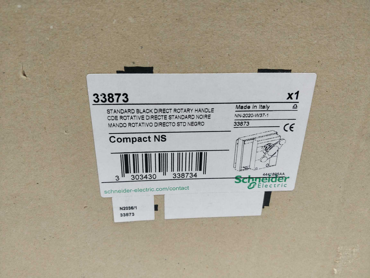 Schneider Electric 33873 Standard black direct rotary handle