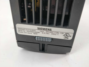 Siemens 6SE6440-2UC12-5AA1 MICROMASTER 440