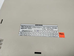 Siemens 6ES5695-0AA11 PROMMER