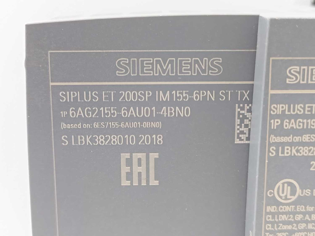 Siemens 6AG2155-6AU01-4BN0 PROFINET interface module