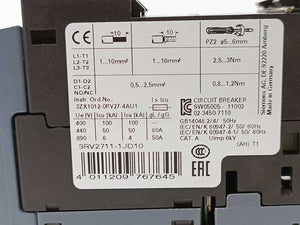 Siemens 3RV2711-1JD10 Circuit Breaker