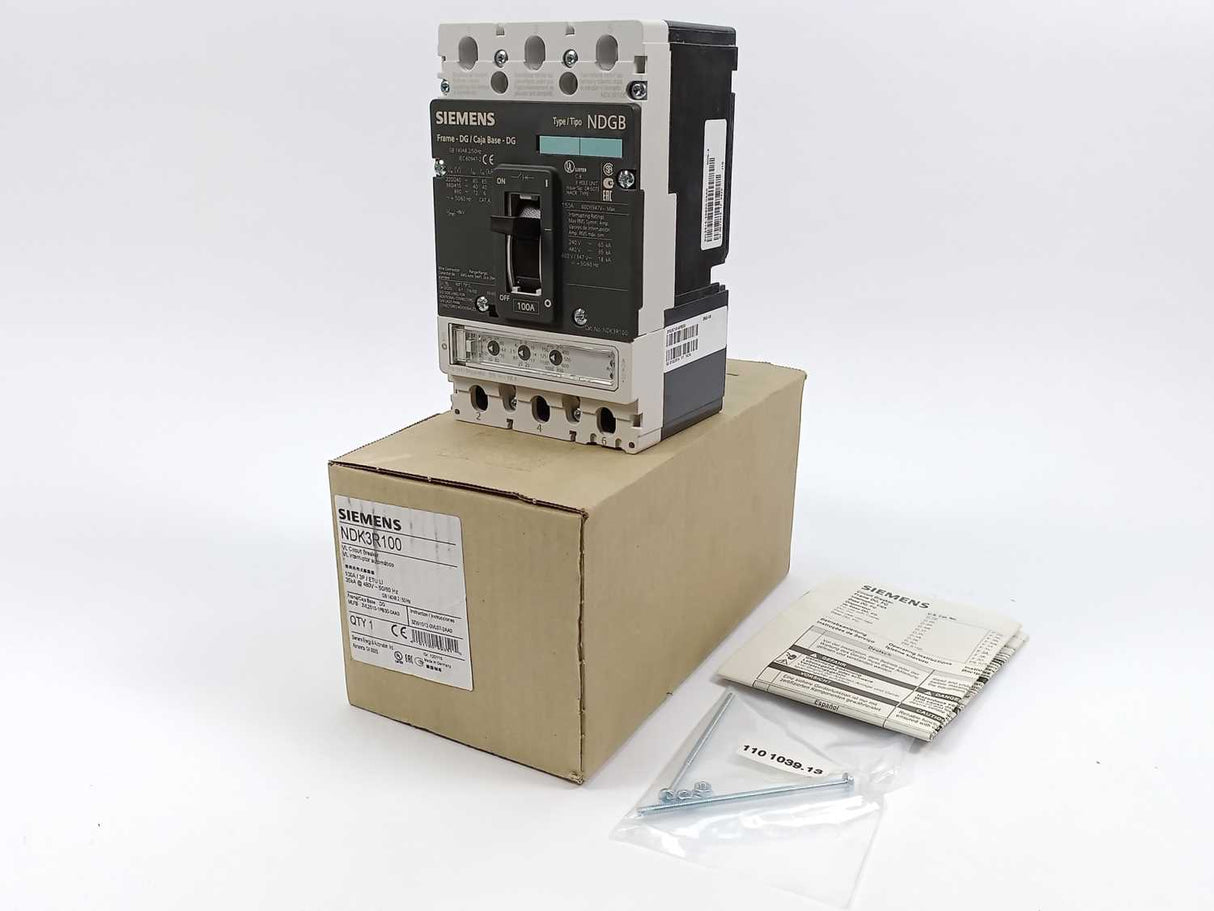 Siemens 3VL2510-1PB30-0AA0 VL Circuit Breaker