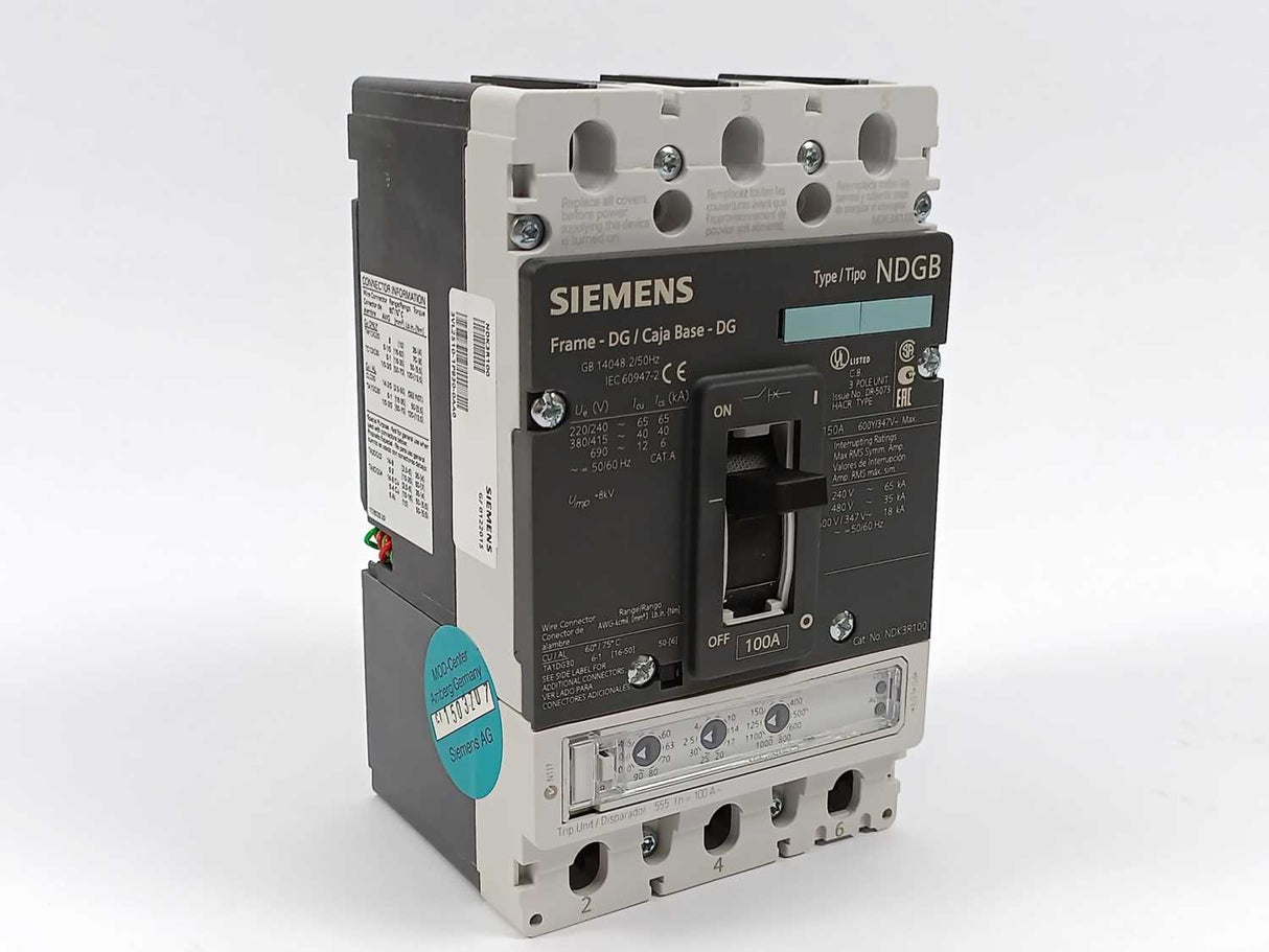 Siemens 3VL2510-1PB30-0AA0 VL Circuit Breaker