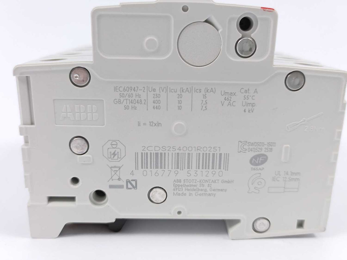 ABB 2CDS254001R0251 S204 - D25, 400V