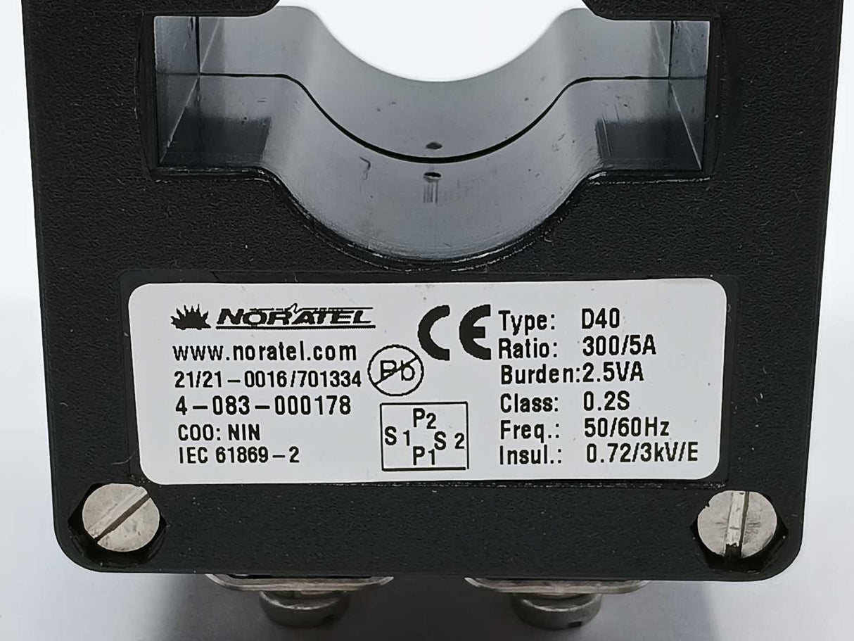 Noratel 4-083-000178 D40 300/5A Current transformer