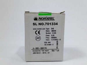 Noratel 4-083-000178 D40 300/5A Current transformer