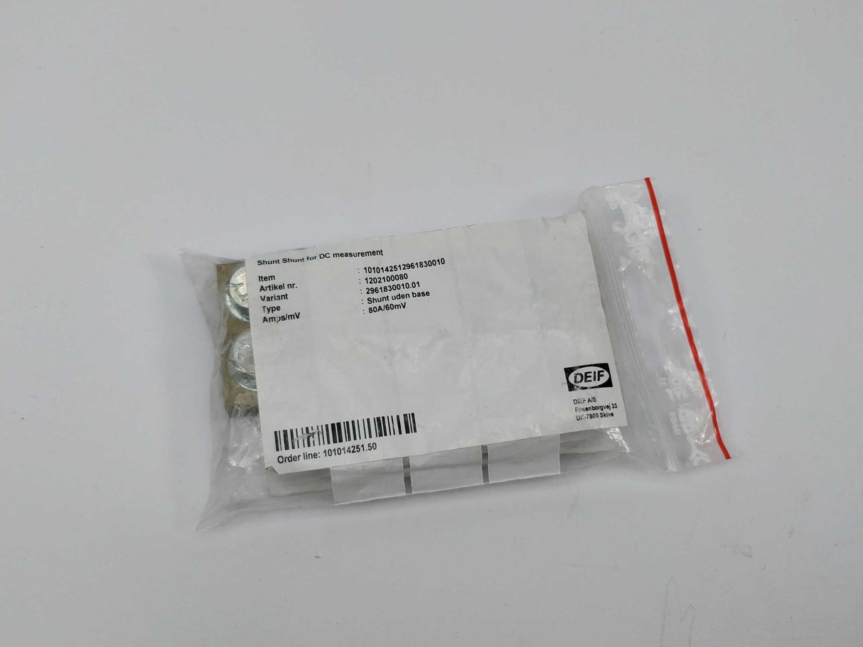 Deif 1202100080 Shunt for DC measurement 2 pcs