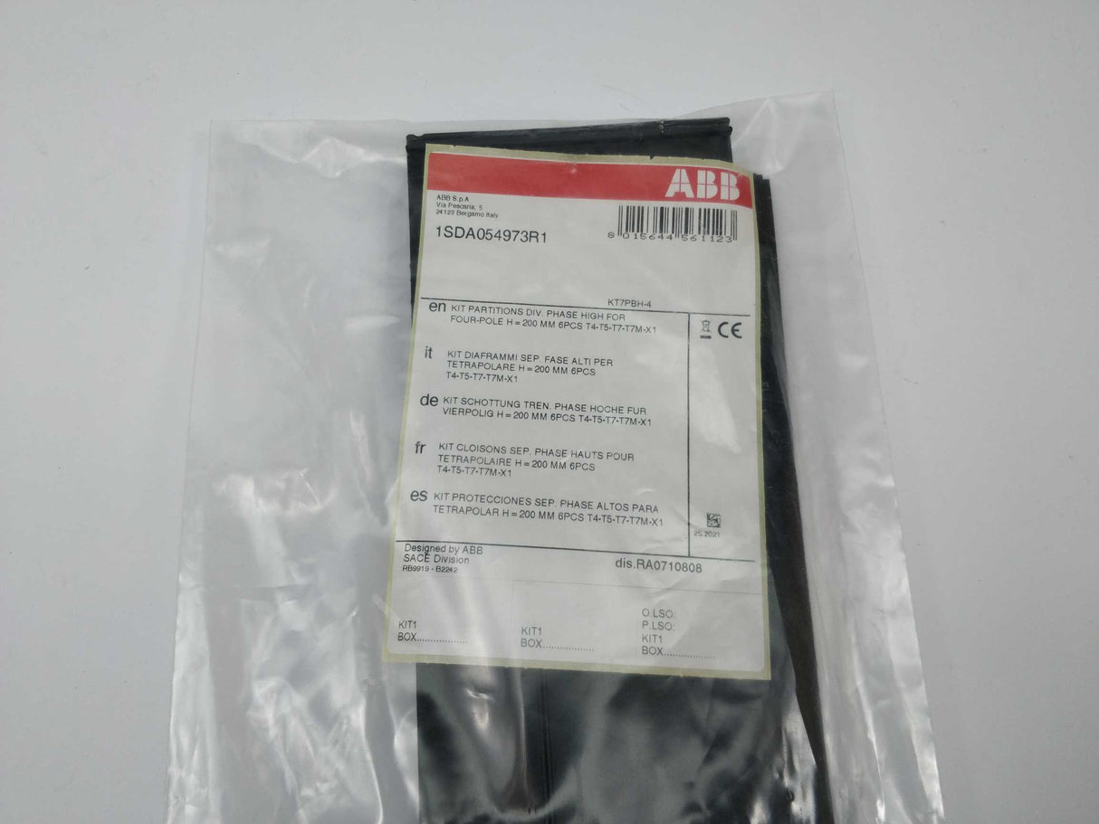 ABB 1SDA054973R1 Kit partitions div. phase high f 4pole