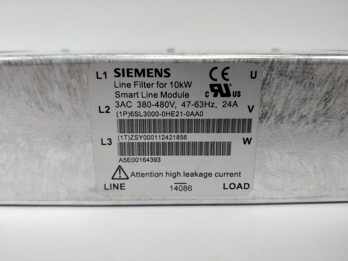 Siemens 6SL3000-0HE21-0AA0 Line filter