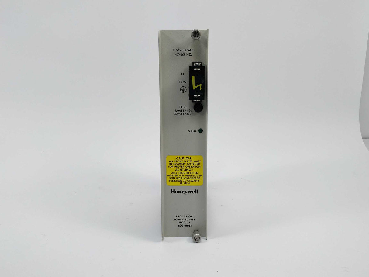 Honeywell 620-0083 Processor rack power supply