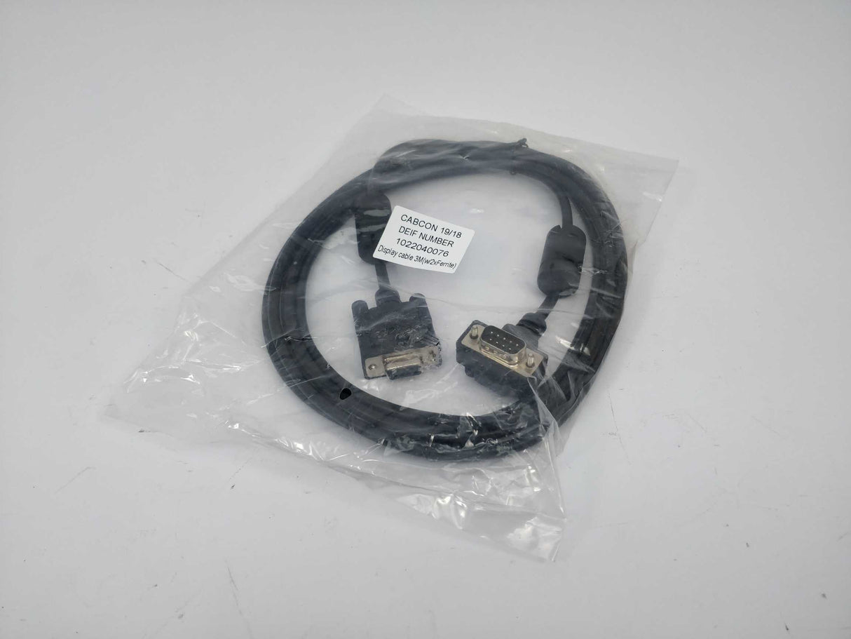 Deif 1022040076 Display cable 3 m (w/2xFerrite)