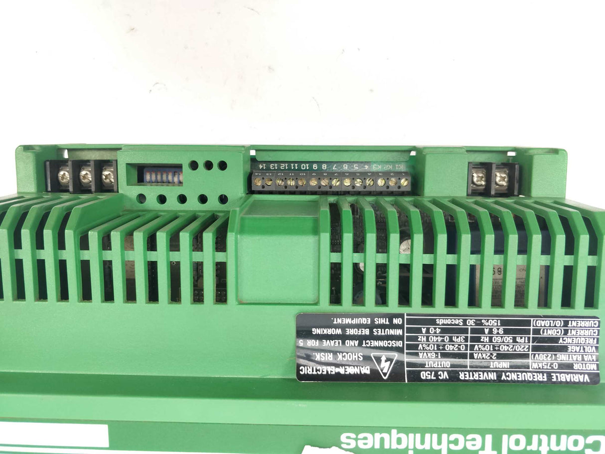 Control Techniques VC 75D Commander VC 75 Frequency Inverter