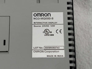 OMRON NQ3-MQ000-B Interactive display