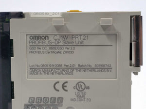 OMRON CJ1W-PRT21 PROFIBUS-DP slave unit