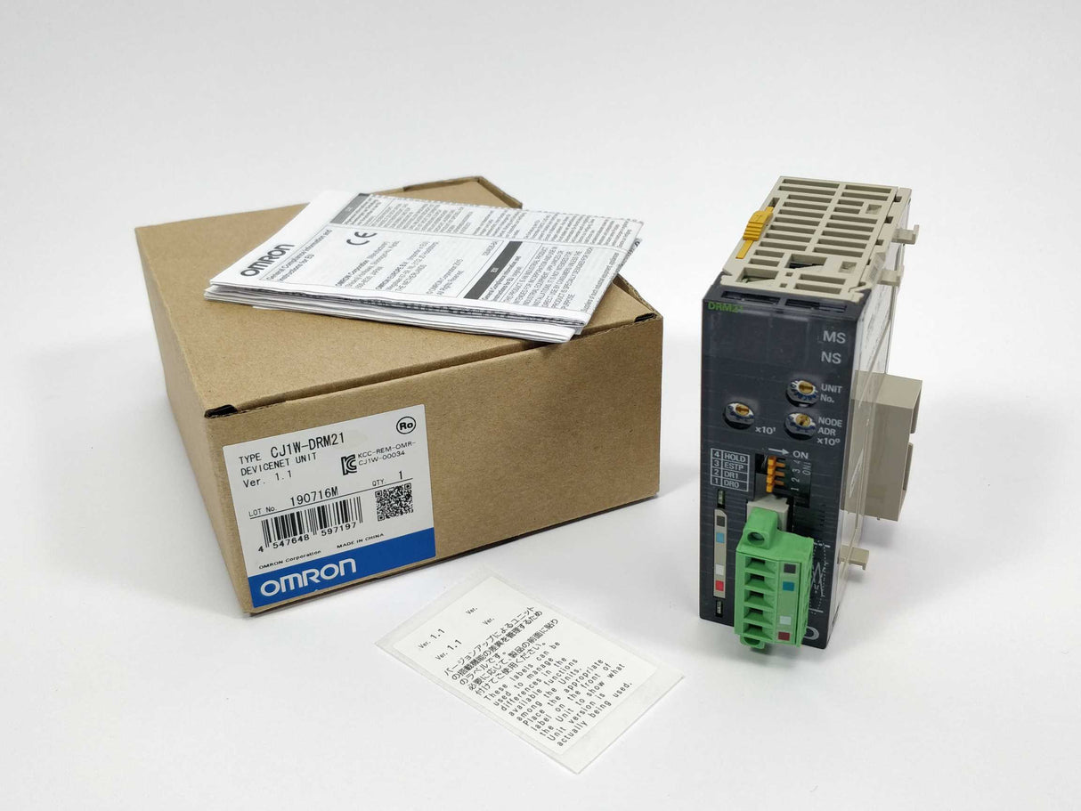 OMRON CJ1W-DRM21 Devicenet unit ver.1.1