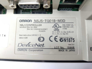 OMRON NSJ5-TQ01B-M3D NSJ Controller Ver.3,0 24VDC 22 W